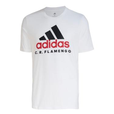 Imagem de CAMISETA GRAFICA DNA FLAMENGO-Branco Adidas-Masculino