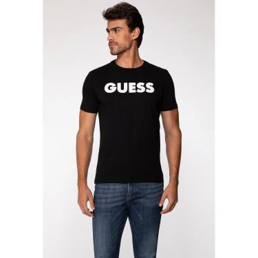 Imagem de Camiseta Guess Masculina Algodão-Masculino