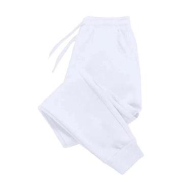 Imagem de Calças De Moletom Masculinas De Fleece Para Outono Inverno, Casuais, P