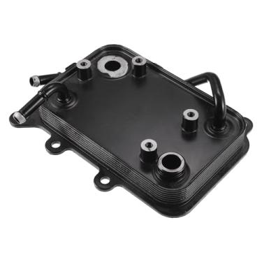 Imagem de VekAuto Refrigerador de óleo do motor compatível com Hyundai Sonata 2016-2017, radiador de óleo de transmissão preta de liga de alumínio durável