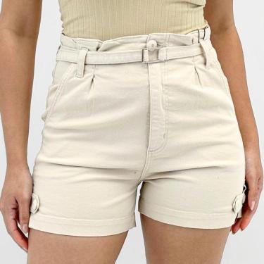 Imagem de Bermuda Tanise Mom Clochard em Sarja Feminina-Feminino