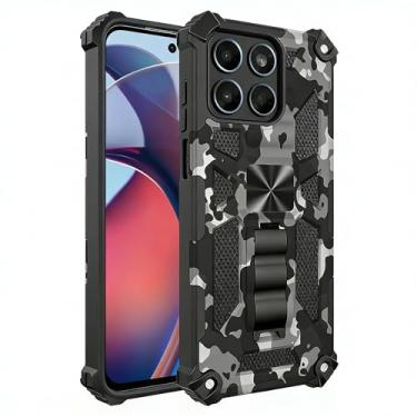Imagem de Eilkmcre Capa para Motorola Moto G Power 5G 2026, capa de telefone com design de camuflagem com suporte embutido, capa protetora camuflada de grau militar resistente à prova de choque para Moto G