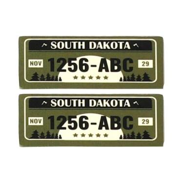 Imagem de Kit De Placa De Licença De Metal Em Escala 1/10 Para Carro RC Traxxas 