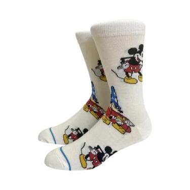 Imagem de Meias Longas Masculinas Com Personagens De Desenho Animado Confortávei