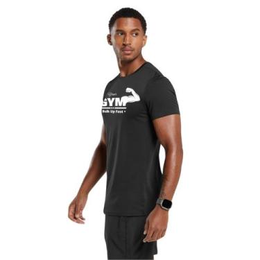 Imagem de Conjunto Camiseta Dry Fit, Short Tactel Academia Moda Praia Gym Mascul