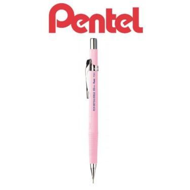 Imagem de Lapiseira Tecnica Pentel 0,5mm P-205 Sharp Rosa Claro