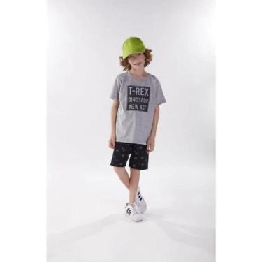Imagem de Conjunto Infantil Manga Curta Menino Pulla Bulla Ref. 47881-Masculino