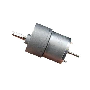 Imagem de ZGB27R-310 27 mm Caixa de engrenagens de metal completo redução de engrenagens de arranque eletrônico DC 6V-12V 232RPM velocidade lenta torque grande eixo duplo DIY robô carro