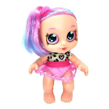 Imagem de Boneca Fashion Estilosa 26Cm Cabelo Colorido Infantil +3 Ano