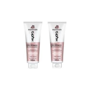 Imagem de Kit Hialuronico+Oleo De Macad Maxihair Shampoo+Cond 500Ml - Maxi Hair