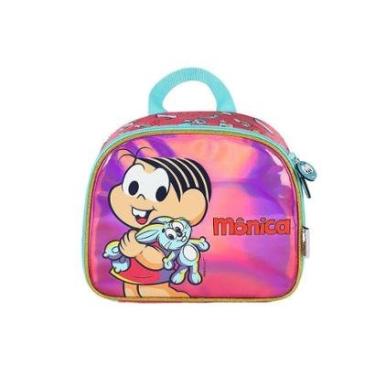 Imagem de Lancheira Escolar Luxcel Turma da Mônica Relevo Pink-Feminino