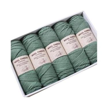 Imagem de Fio De Lã De Alpaca Grosso 500g 245 Agulhas Para Tricô Artesanal DIY: 