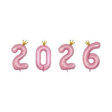 Imagem de Feliz Ano Novo 2026: Kit De Decoração Para Festa De Véspera De Ano Nov