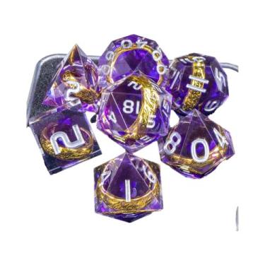 Imagem de Conjunto De Dados D20 Do Senhor Dos Anéis Para Dungeons And Dragons, D