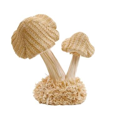 Imagem de Cogumelo Decorativo Rustic Marrom 20cm 1067077 1Un