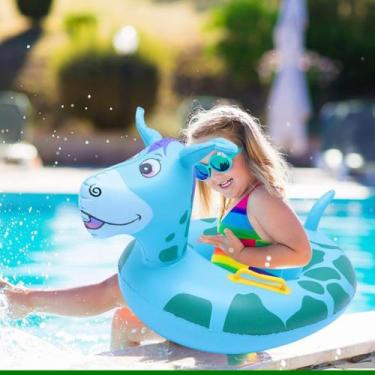 Imagem de Boia Inflável Infantil Com Pezinhos Bichos Diversos - Snel, Burro