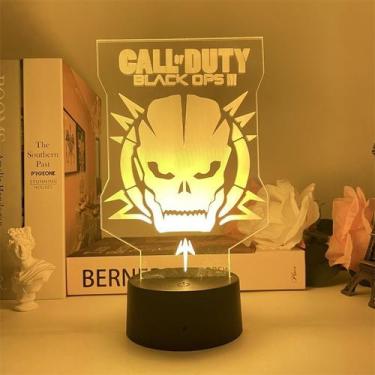 Imagem de Luz noturna USB Call Of Duty 3D Illusion acrílico colorido - Taiyuanke