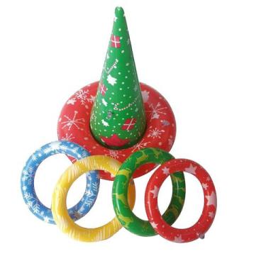 Imagem de Jogo de arremesso de chapéu de Natal inflável de Natal, cria - Gloome 
