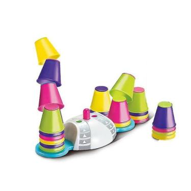 Imagem de Brinquedo de jogo Cup Stacking para festa familiar, plástico engraçado
