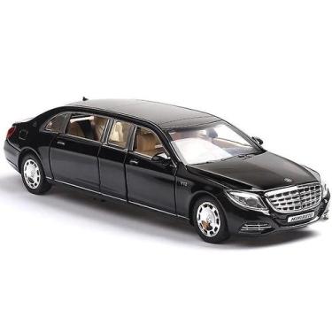 Imagem de Brinquedo de metal Maybach S650, edição estendida, escala 1:32 com luz