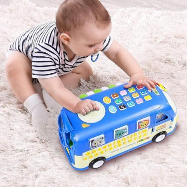Imagem de Musical Learning Car Toy Baby Music Bus com letras e números - Gloome 