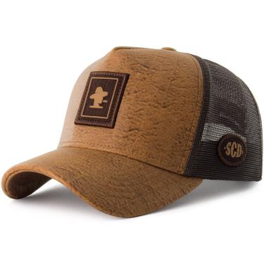 Imagem de Boné Sacudido`s Trucker - Logo Tradicional -  Marrom