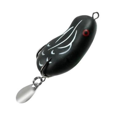 Imagem de Isca De Pesca Biônica De Coelho Com Lantejoulas Pretas, Isca Pequena D