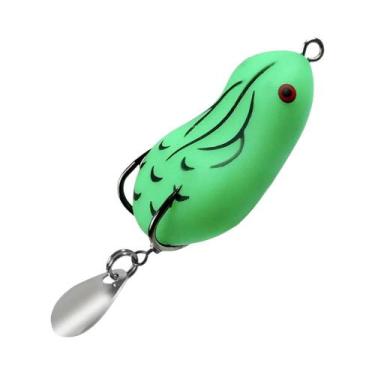 Imagem de Isca De Pesca Biônica De Coelho Com Lantejoulas Pretas, Isca Pequena D