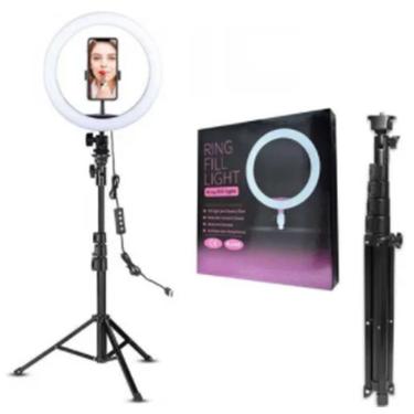 Imagem de Ring Light Led 10 Polegadas 26cm Com Trípe De 2,10 Metros