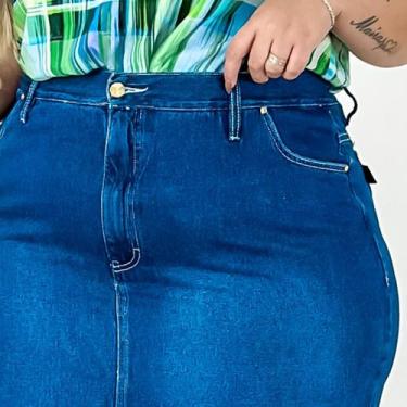 Imagem de Saia Olivia Jeans Escuro - Daily Plus , Jeans, 66