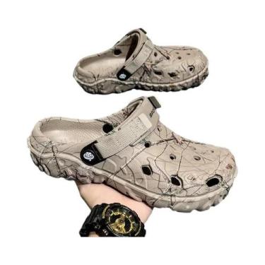 Imagem de Sandálias De Jardim Masculinas Leves E Antiderrapantes, Clássicas Para