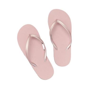 Imagem de Chinelo Feminino Casual De Verão Em EVA Antiderrapante Leve De Cor Sól