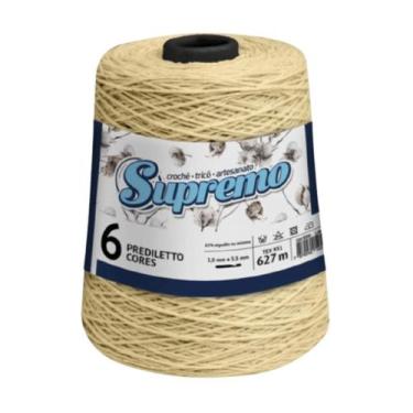 Imagem de Barbante Supremo Prediletto Cores Nº6 627 MT - Enovelar, 12 Amarelo Cl