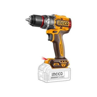 Imagem de Parafusadeira Furadeira INGCO Bl 86Nm 1/2" Bateria 20V P20S