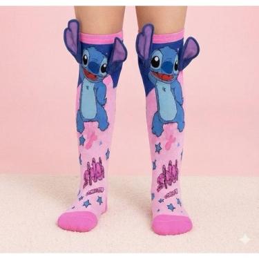 Imagem de Meias 3D Infantil Maluca Divertida Personagens oi - NoBrand, Tite Rosa