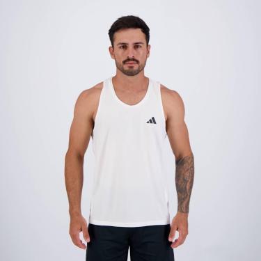 Imagem de Regata Adidas Own The Run Base Branca-Masculino