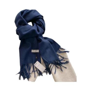 Imagem de Cachecol Feminino Longo De Caxemira Quente Para Inverno, 26 Cores, Xal