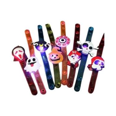 Imagem de Pulseiras Brilhantes De Halloween Para Crianças 10 20PCS Decorações De