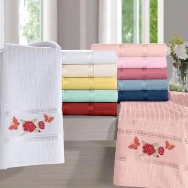 Imagem de Toalha de Lavabo Caprice Luxo 100% Algodão 30cm x 45cm Buettner - Mars