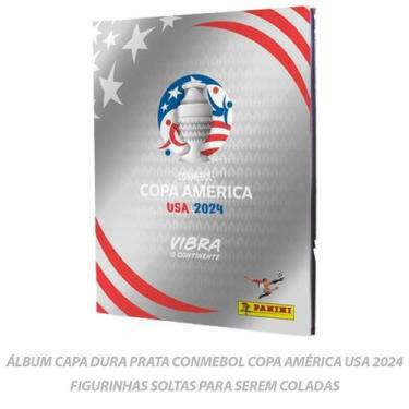 Imagem de Álbum Capa Dura Prata Completo Conmebol Copa América Usa 2024 - PANINI