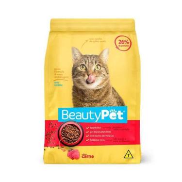 Imagem de Ração Beauty Pet para Gatos Adultos Sabor Carne 1 kg