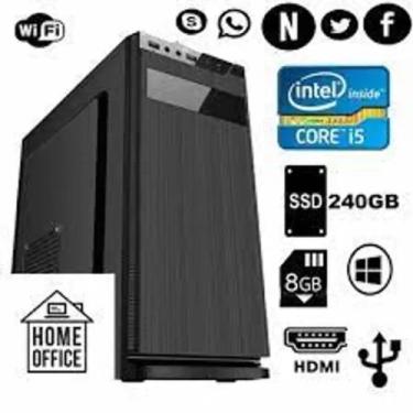 Imagem de Pc Desktop Computador CPU Intel Core I5 / 8GB Memória RAM / Ssd 240GB