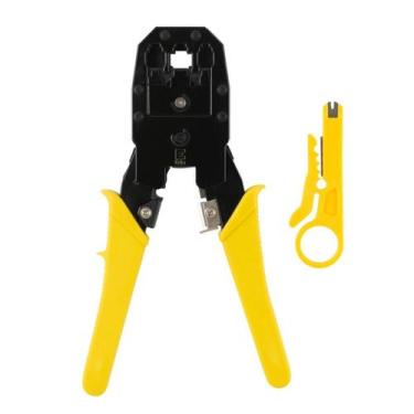 Imagem de Alicate crimpar eda com chave keystone e plug rj11 e rj45 - 0jb