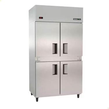 Imagem de Refrigerador Vertical 4 Portas Eco Compact MCECV4P 680L Degelo Automático 220V Cinza Venâncio
