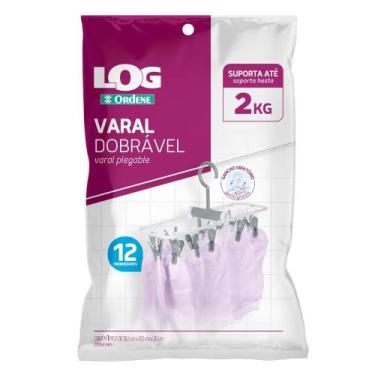 Imagem de Varal Dobrável com 12 Prendedores - Ordene