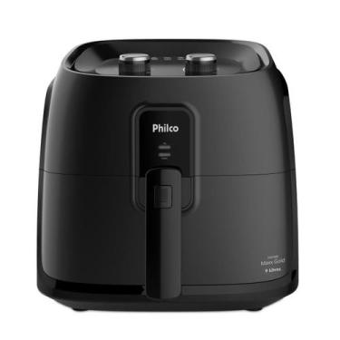 Imagem de Air Fryer Philco 9L 2000W Cesto Quadrado Gold PAF90B Preto 127V, 110V