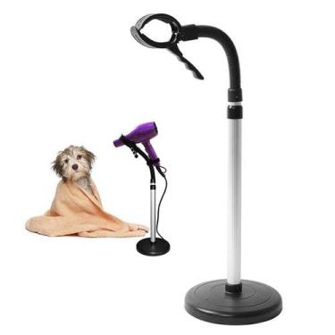 Imagem de Suporte Secador Regulavel Giratorio Salao Petshop Flexivel Ajustavel C