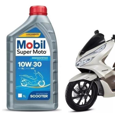 Imagem de Oleo Mobil Scooter 10W30 Para Api Sl Jaso Mb Honda Lead Pcx