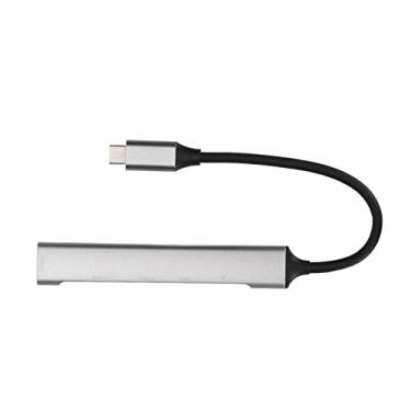 Imagem de Hub tipo C, estação de acoplamento de taxa de 5 Gbps Smart Chip Multiport para computador tablet para casa para telefone