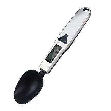 Imagem de Yajun Mini balança de colher de medição digital LCD para cozinha, ferramentas de medição de grama, equilíbrio de alimentos para remédios de cozimento de café, 500 g